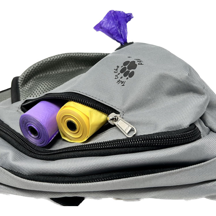 Сумка для тренування собак Paw Leckerli, сіра, стандартна (1 шт.)