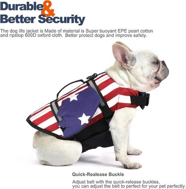 Жилет для плавання собак Petglad з дизайном крила, світловідбиваючий жилет для собак з поплавком для підборіддя, для басейну, пляжу, катання на човні, серфінгу, середніх та великих собак (Помаранчевий, XS) XS (Обхват грудей 29.9-41.9 см) (S (Обхват грудей