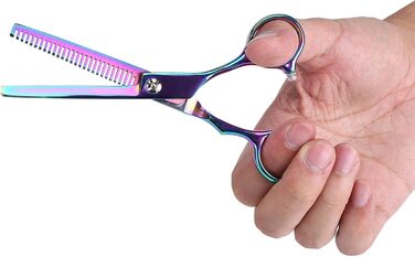 Набір професійних ножиць для грумінгу собак Restokki, нержавіюча сталь, для догляду за довгою та короткою шерстю собак, котів та інших домашніх тварин