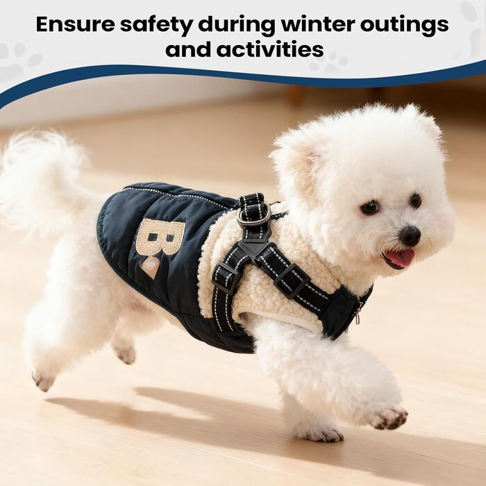 Зимовий теплий куртка для собак, вітронепроникний, з флісовою підкладкою. Підходить для малих та середніх собак, для прогулянок, спорту та активного відпочинку на вулиці. Рожевий та білий колір.