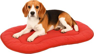 Подушка для собак та котів Flamingo Firenze - овальна, сіра, 65 x 43,5 см