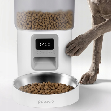 Автоматичний годувальник для сухого корму для собак Peluvio Crispy, 4.5 л