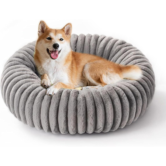 Крісло-лежанка для собак YAGE, 60 см, плюш, антистрес, ортопедичний килимок, підходить для котів, сірий колір, L-70 см