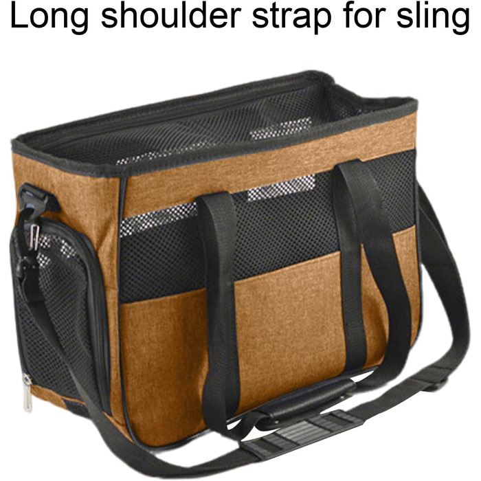 Сумка-переноска для собак маленьких порід | Оранжева сумка-переноска для подорожей, кемпінгу та прогулянок