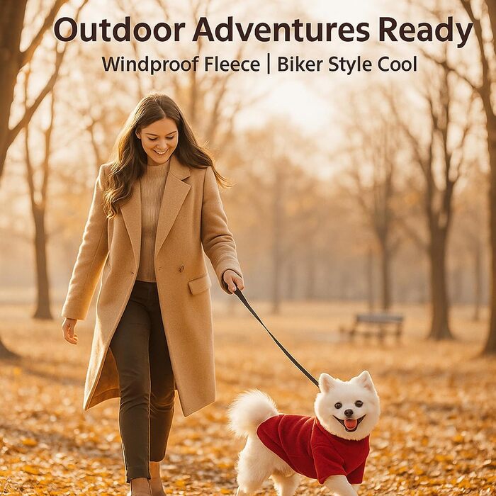 Теплий та м'який пуловер з флісу для собак, стильний пуловер для цуценят, розмір S-XL, одяг для маленьких собак, зимова куртка для цуценят, з D-пою, можна прати в пральній машині