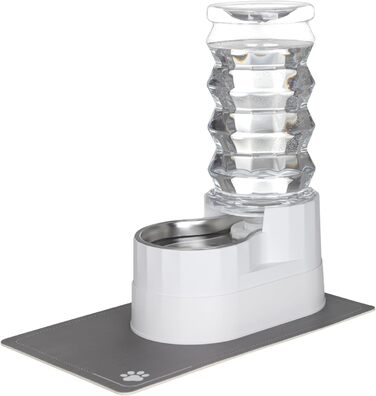 Автоматичний поїльник для тварин Sfozstra, 8 л, нержавіюча сталь, з водонепроникним підкладкою, для котів та собак