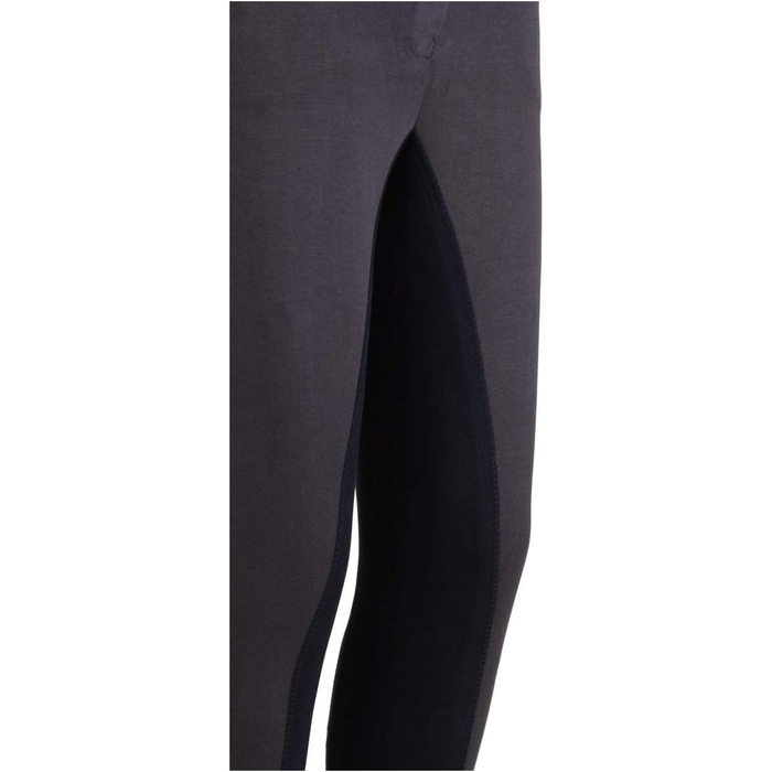 Жіночі штани для їзди верхи RL24 Vollbesatz Flex BASICLINE (36, темно-сірий/чорний)