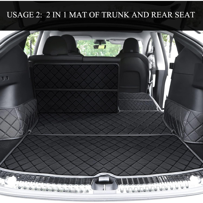 Килимок у багажник для Tesla Model Y (2020-2025), водонепроникний, для собак, захисний, універсальний, задній, аксесуар