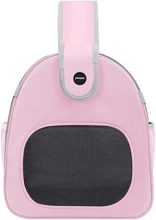 SOLAPOLLO Сумка-переноска для домашніх тварин через плече, до 9 кг, для цуценят та котів, рожева