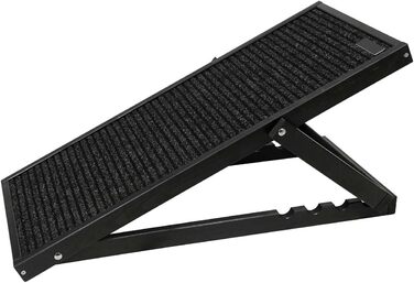 Рампа для собак і котів, пандус для собак, регульована авторампа з дерева, чорного кольору