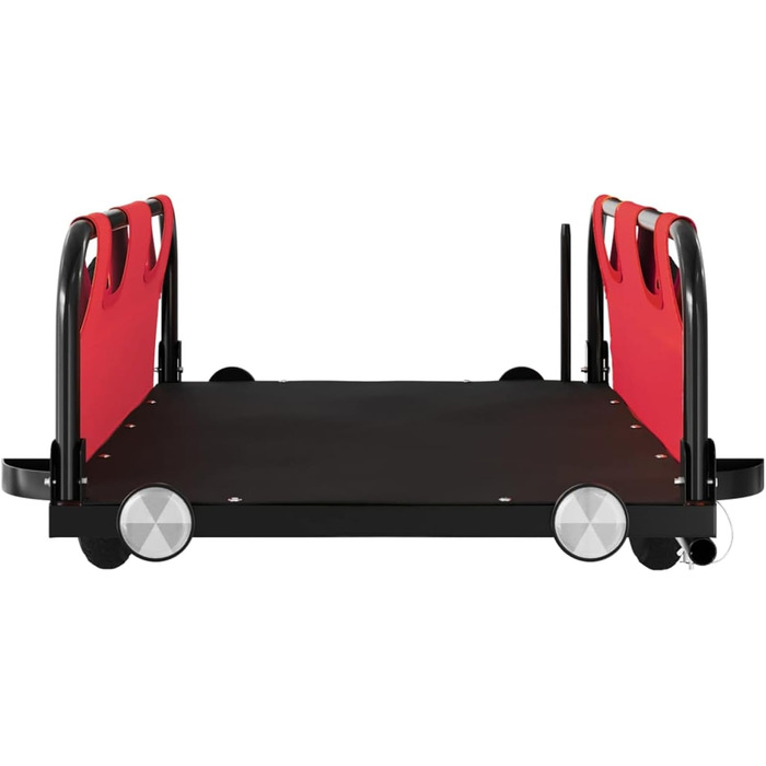 Причіп для велосипеда ARKEM, червоний, з тканиною Oxford та сталевим з'єднувачем. Причіп для велосипеда, кошик для собак