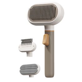 Гребінець для шерсті тварин Tierhaarkamm: антиковзаюча, з 3 головками, 25 x 12,5 x 4 см. Ідеально для собак та котів, видалення шерсті, м'яке видалення підшерстя. Для дому, квартири, ветеринарної клініки.