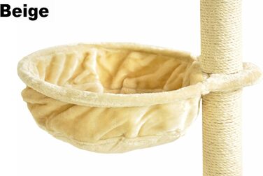 Мульде-лежанка Nanook для котів, 40 см, бежева: лежанка, платформа для дряпання та відпочинку