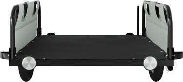 Фahrradanhänger ARKEM: Кошик-причіп для велосипеда з тканини Oxford та металу (сірий)