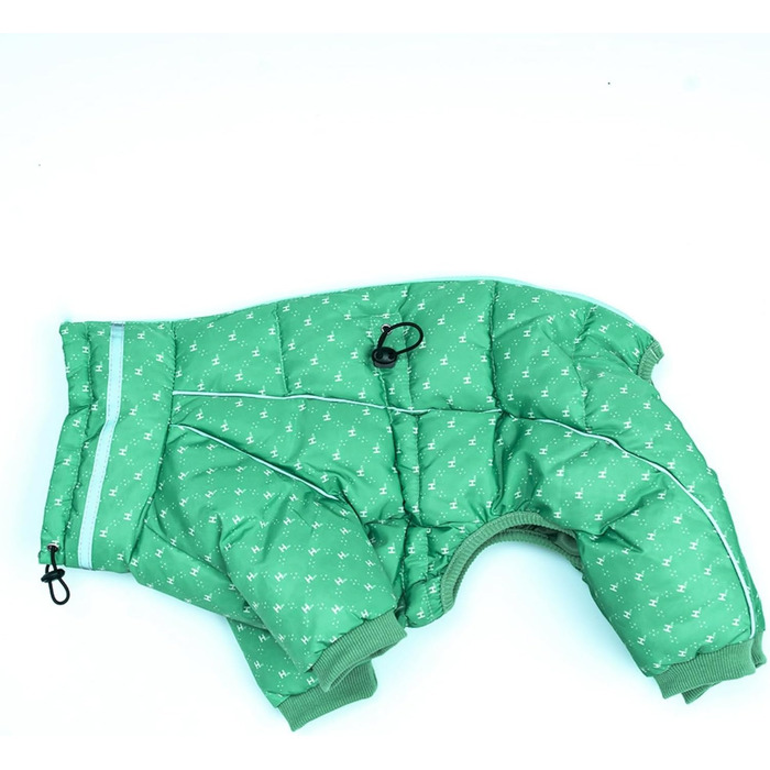 Зимовий теплий накид для собак з отвором для повірця, вітрозахисний, для маленьких, середніх та великих собак (C804, жовтий, L)