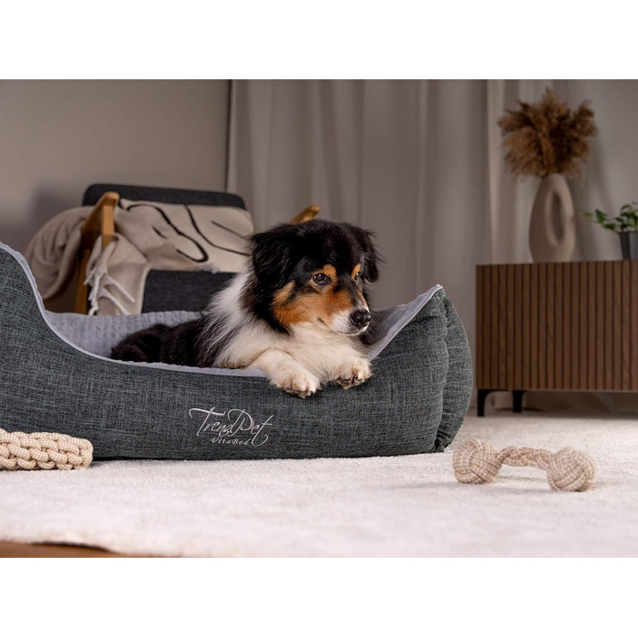 TrendPet VitaBed - ортопедичне собаче ліжко преміум-класу з матрацом з Memory Foam 5 см (100x90 см)