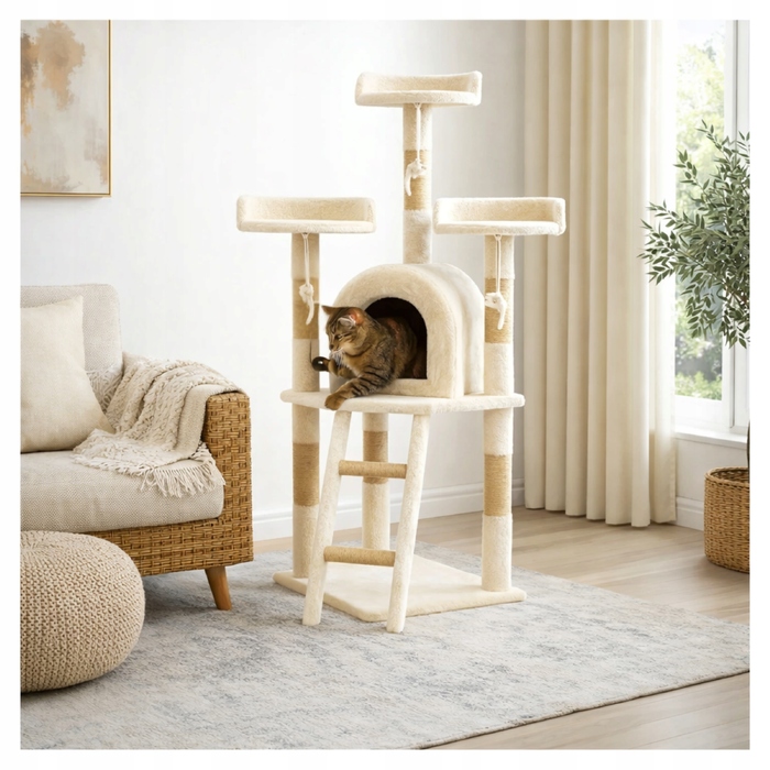 Високий когтеточка-вежа Homeek 101, 160 см