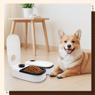 Автомат для годування котів BIZOI: для вологого та сухого корму, універсальний, підходить для собак