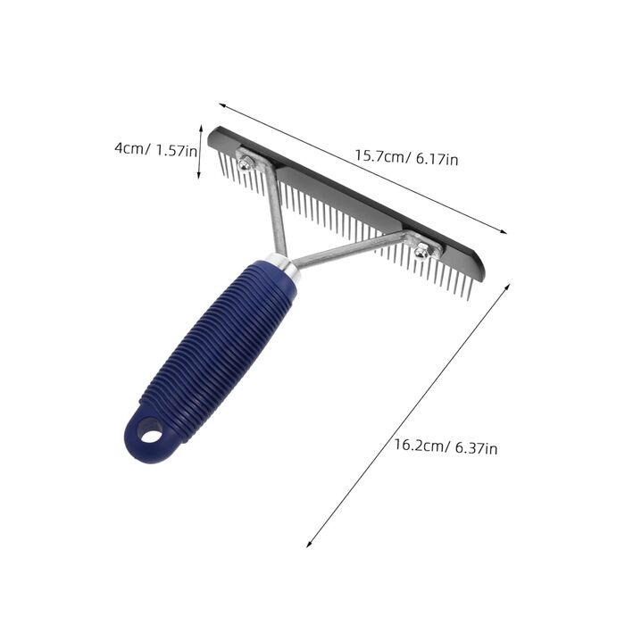 Щітка для вичісування тварин Kombiuda з нержавіючої сталі - для коней, собак, овець. Ефективне розплутування, довговічна, для щоденного догляду