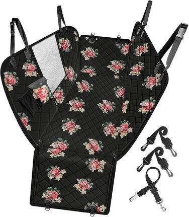 Захисний чохол на сидіння для собак у машину Femuar, водовідштовхувальний, нековзний, з кишенями, сіткою, міцний, стійкий до подряпин, для собак, універсальний, підходить для авто, вантажівок та SUV