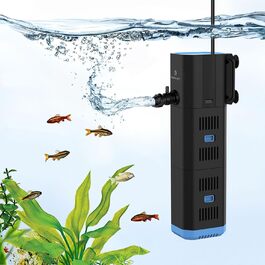 Акваріумний фільтр Fishkeeper 1000 л/год, 16W, для акваріумів 120-300 л, 4-в-1 (фільтр, аератор, помпа, губка)