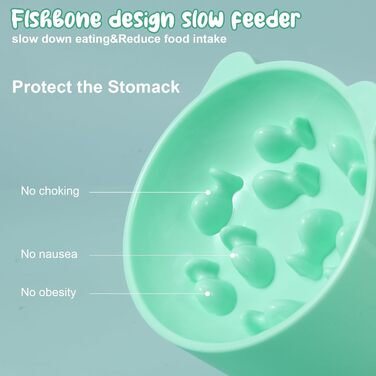 Підвищені миски для котів Heyu-Lotus: нахилені, для повільного годування, ергономічні, для корму та води