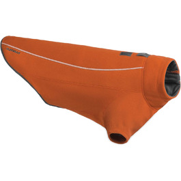 Куртка для собак RUFFWEAR Climate Changer, теплий універсальний плащ з поліестеровими рукавами для прохолодної погоди, помаранчева, розмір L