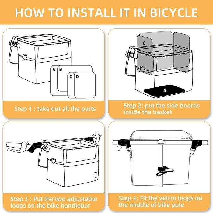 Корзина для собаки на велосипед, дихаючий переноска для тварин на блискавці - універсальна переноска для домашніх улюбленців, корзина для цуценят на самокат, авто
