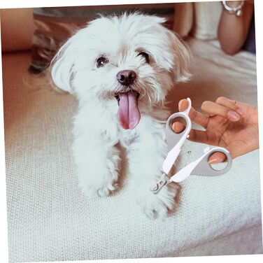 BESPORTBLE 2 шт. Кусачки для нігтів домашніх тварин: для собак та котів. Сталеві кусачки з вигнутим ножем для безпечної та безболісної догляду за нігтями.