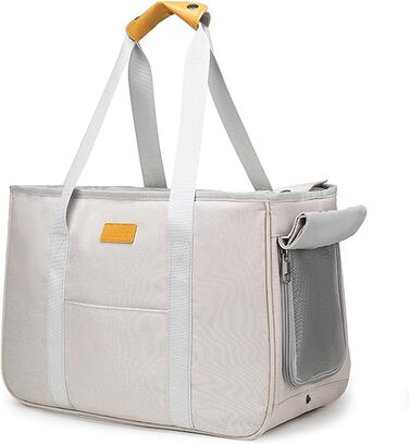 Сумка для тварин Bebeibon на одне плече, велика, світло-бежева