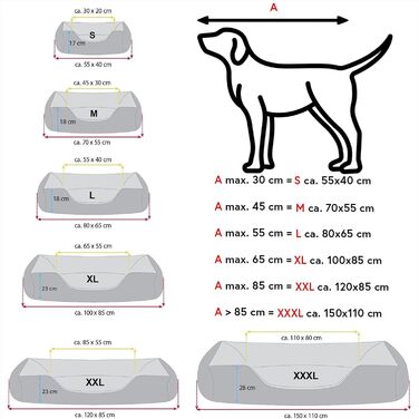 Лежак для собак BedDog Zara S, знімний і праний чохол, подушка, кошик, диван для малих порід