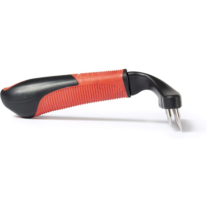 Гребінець для собак Karlie Unterwoll-Harke, гумовий, червоно-чорний, 16,5x11x6 см