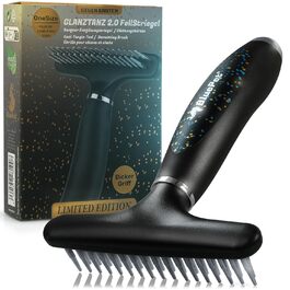 Гребінець для собак та котів BluePet 2.0 Fellentwirrer Entfilzer – розпушувач та видалення ковтунів для довгошерстих тварин. Дворядний гребінець для розпушування, видалення підшерстка та розгладження шерсті. Лімітована серія.