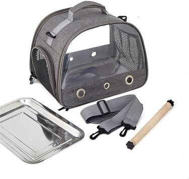 Переносна переносна сумка-переноска для птахів, клітка для подорожей для колібрі, папуг, сірих птахів