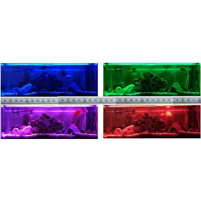 Декоративне RGB-освітлення для акваріума, матове, 110 см