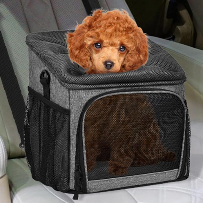 Фahrradsitz für Hunde – Дитяче сидіння для собак, дихаючий велосипедний кошик для собак, легка знімна сумка для транспортування під час походів та на відкритому повітрі