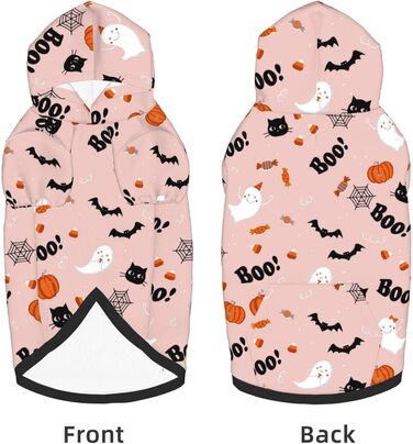 Костюм на Хелловін для собак, пуловер, толстовка з кишенею, розмір L, XL, XX-Large