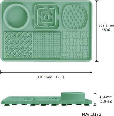 Силіконовий килимок для собак та котів Upgrade XL з великим присоском [без BPA] - рожевий