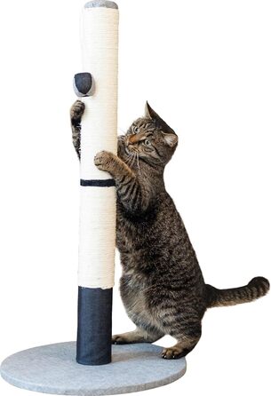 Дряпка для котів Kerbl Opal Pro сіра/чорна 40x40x80 см