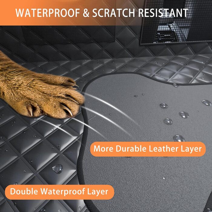 Захист сидіння заднього пасажира для собак, жорстка основа, захист сидіння вантажівки, велике подовження сидіння для собак, авто-покриття для домашніх тварин, водовідштовхувальне, гамак для собак, аксесуари для подорожей у вантажівці