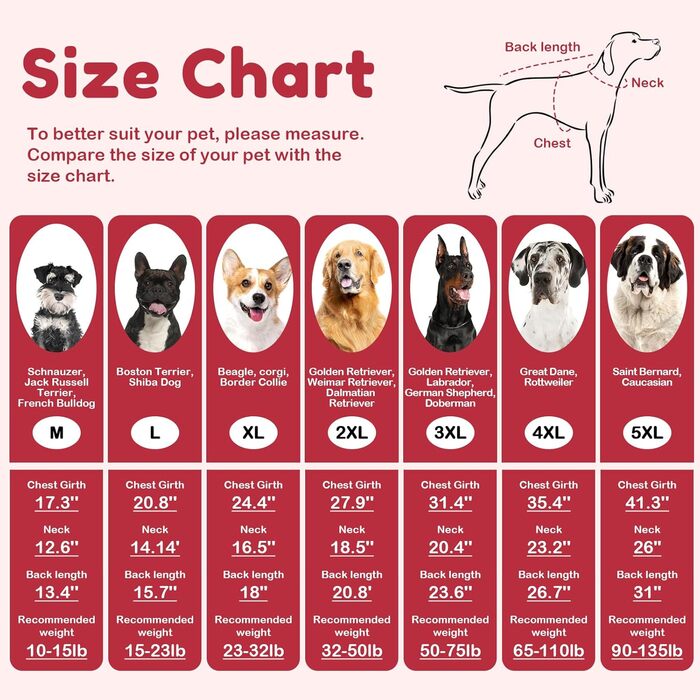 Теплий зимовий/осінній пуловер для собак великих порід, рожевий/червоний, однотонний, для хлопчиків та дівчаток, модель Getaway Solids