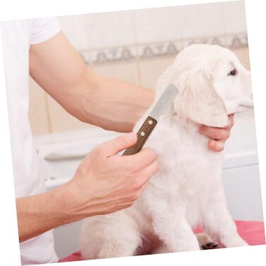 Видалення шерсті для собак: щітка-трімер з 2 металевими щітками для видалення підшерстка та відмерлого волосся