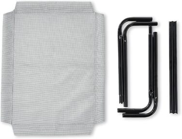 Охолоджувальне підняте ліжко для собак Amazon Basics, розмір S, 90x55x19 см, сіре