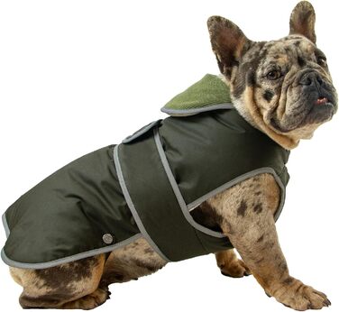 Водонепроникний собачий дощовик Ancol Heritage Wax з бавовни, чорний, розмір S/M