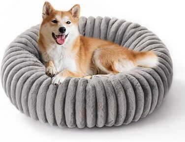 Крісло-лежанка для собак YAGE, 60 см, плюш, антистрес, ортопедичний килимок, підходить для котів, сірий колір, L-70 см