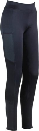 Лазура - Ріддінгінси для жінок та дівчаток Емілія | Повний силіконовий покрив | Ріддінгінси з двома кишенями для телефону | Доступні у п'яти кольорах | Розміри 116-176 та 34-46 (116, Чорний)