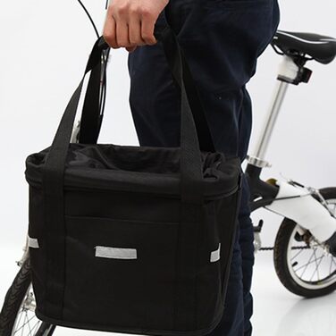 Кошик для велосипеда Gettimore для тварин, собак, знімний, складний, 35 x 27 x 26 см