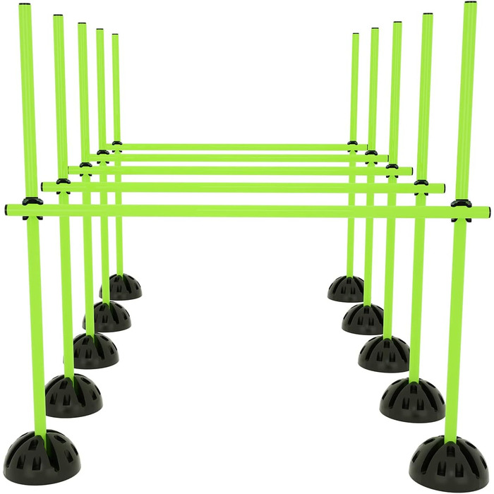 Набір стрибкових стіжок LZQ для розвитку спритності та координації. Ідеально для спортивних клубів та шкіл. Зелений колір