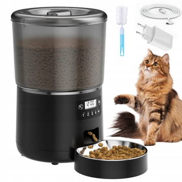 Автоматичний годувальник для котів та собак, дозатор корму 4л