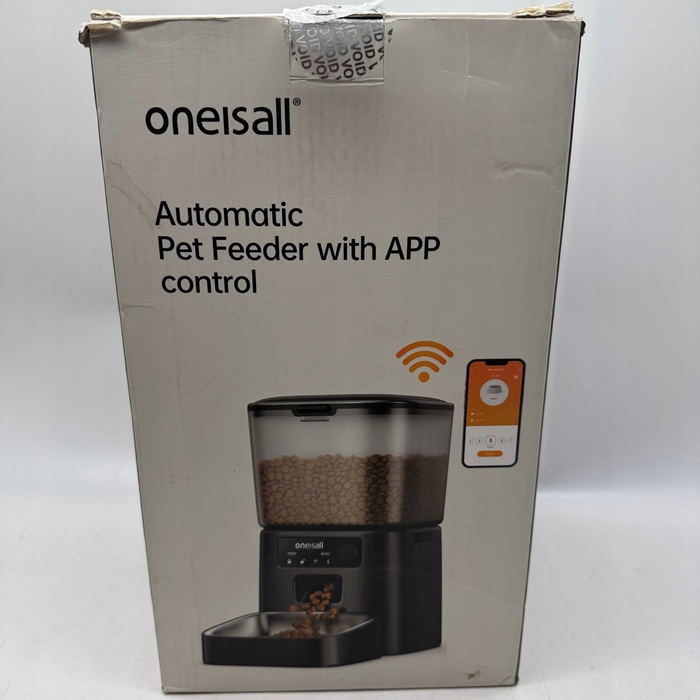 Автоматична годівничка для котів та собак Oneisall 3,5 л з WiFi та керуванням через додаток